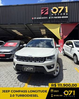 JEEP COMPASS 2.0 16V DIESEL LONGITUDE 4X4 AUTOMÁTICO